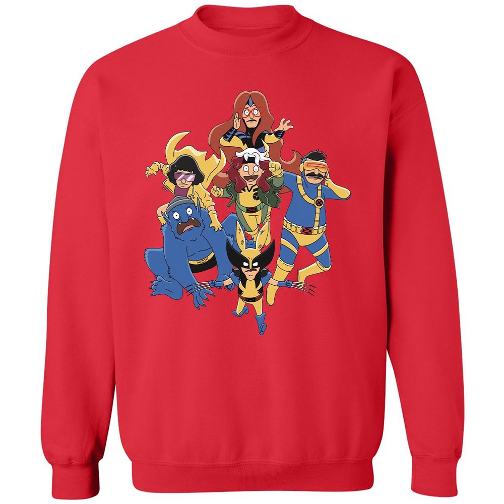 Classic Unisex Sweatshirt - S5S5H8YR - Red - 5