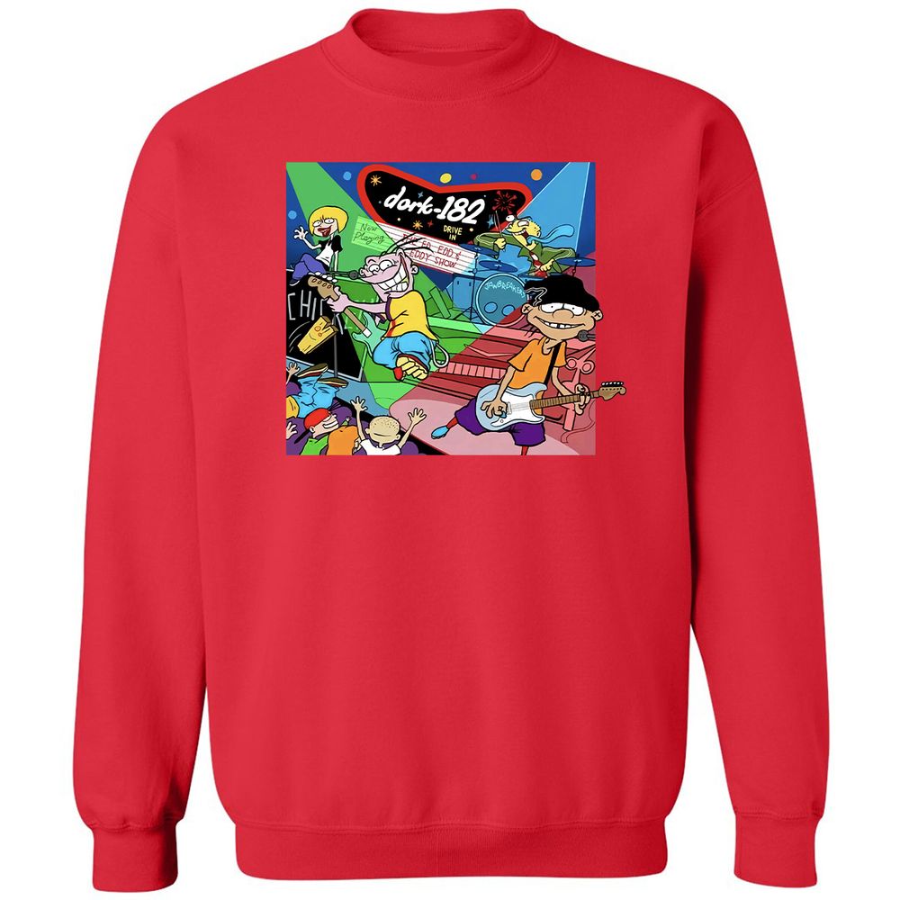 Classic Unisex Sweatshirt - DDF2R96E - Red - 5