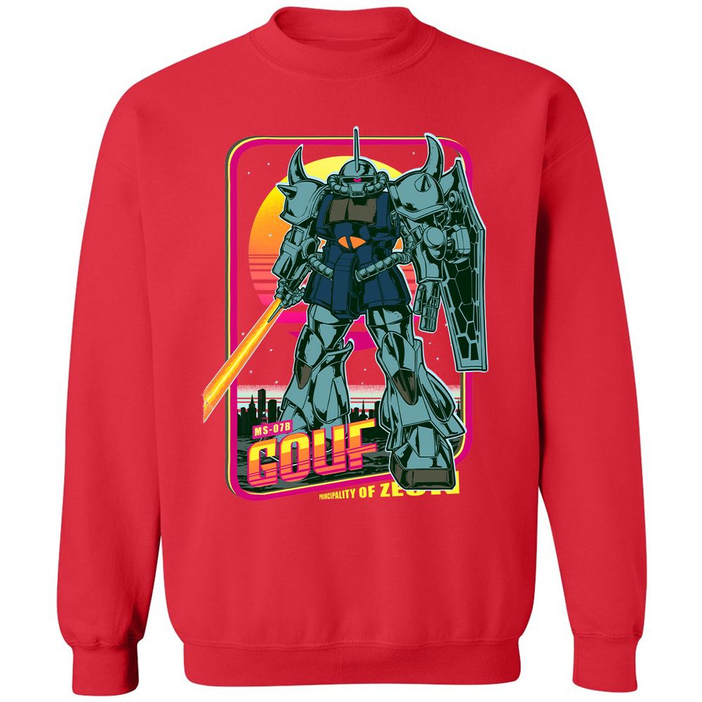 Classic Unisex Sweatshirt - VX2FJ48T - Red - 5