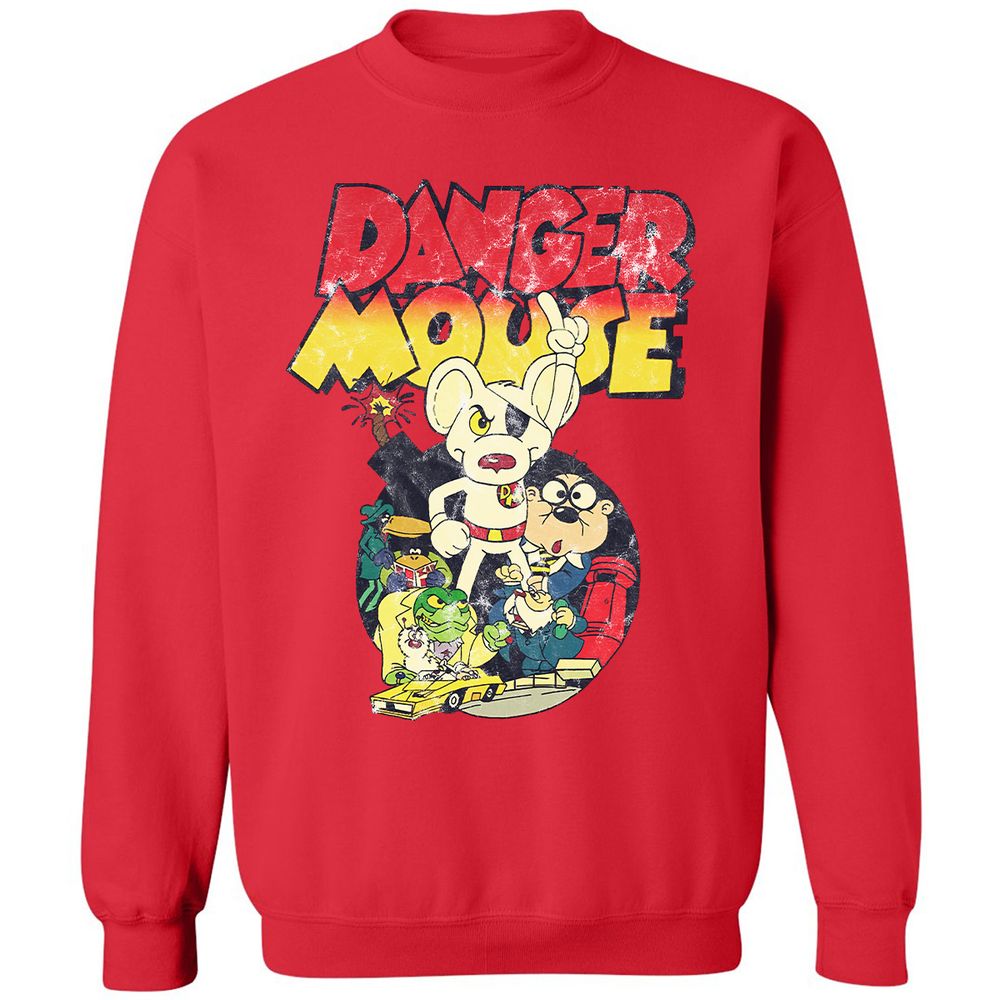 Classic Unisex Sweatshirt - 64HPCRJJ - Red - 5