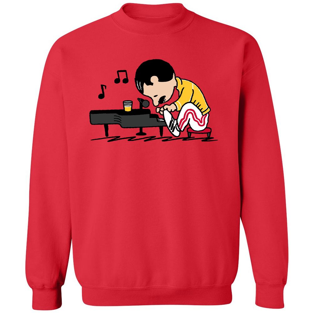 Classic Unisex Sweatshirt - PS4K6PGR - Red - 5