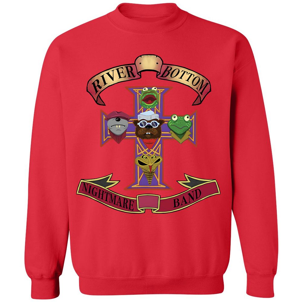 Classic Unisex Sweatshirt - JB6DJ6ZQ - Red - 5