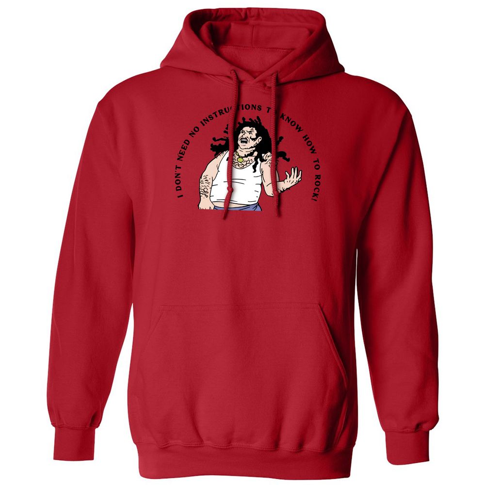 Classic Unisex Hoodie - TWY1S5VU - Red - 5