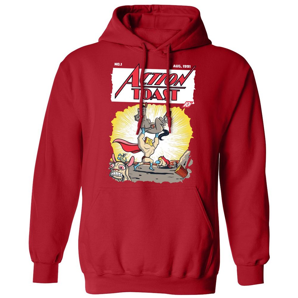 Classic Unisex Hoodie - KPG5XYMG - Red - 5