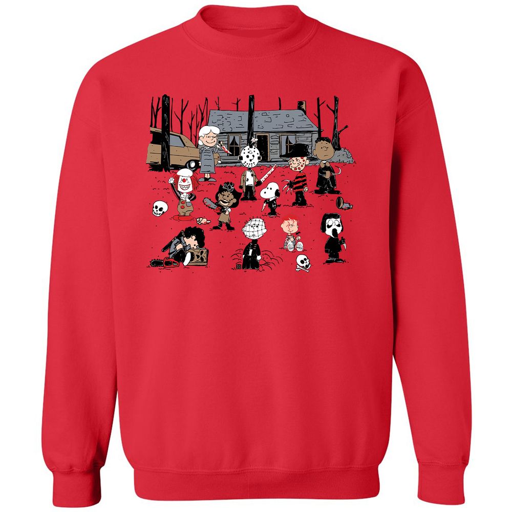 Classic Unisex Sweatshirt - Y86A4RYY - Red - 5