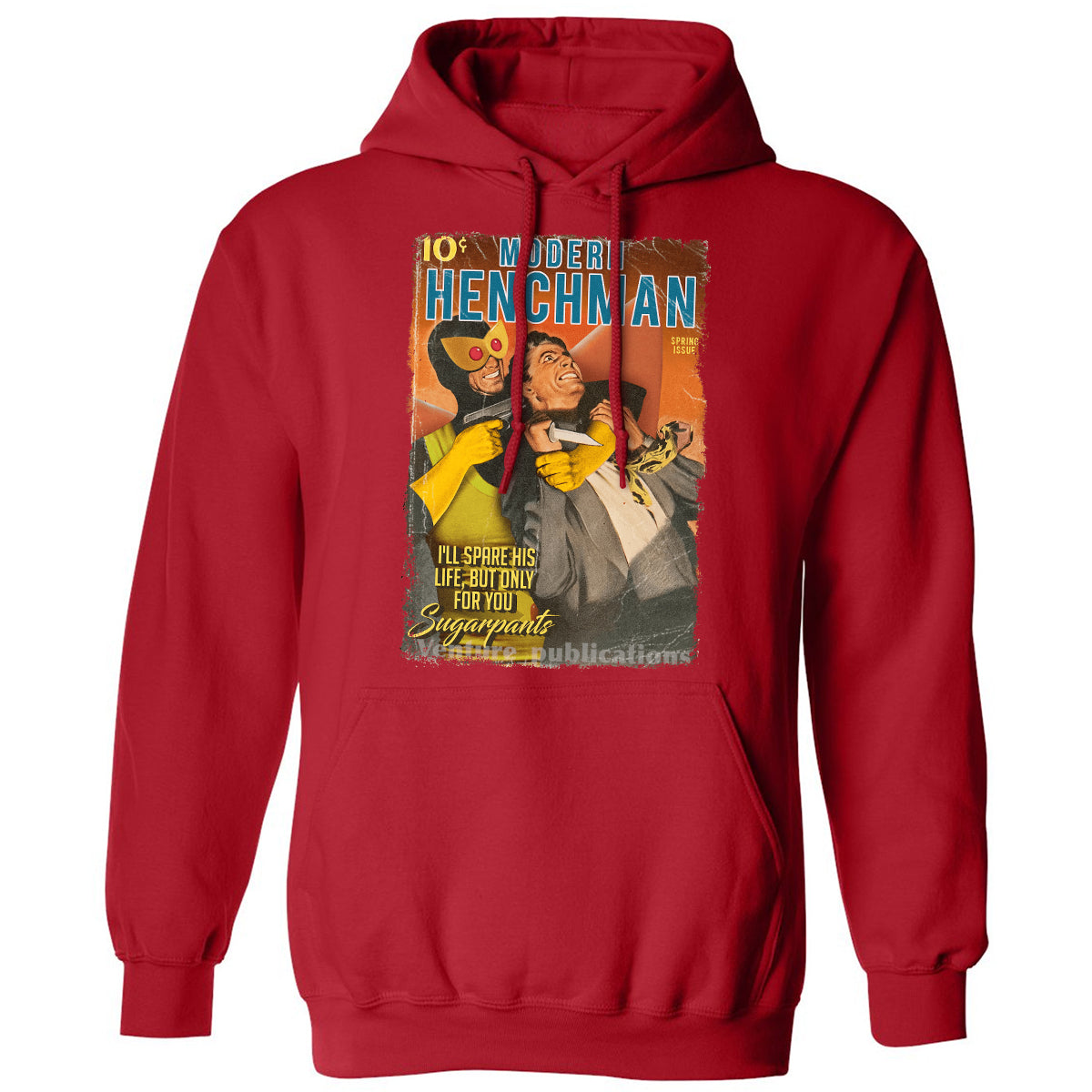 Classic Unisex Hoodie - A4RH7RUA - Red - 5