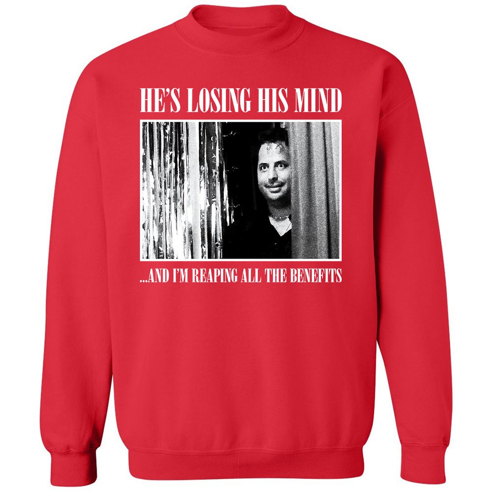 Classic Unisex Sweatshirt - WNZYHAUX - Red - 5