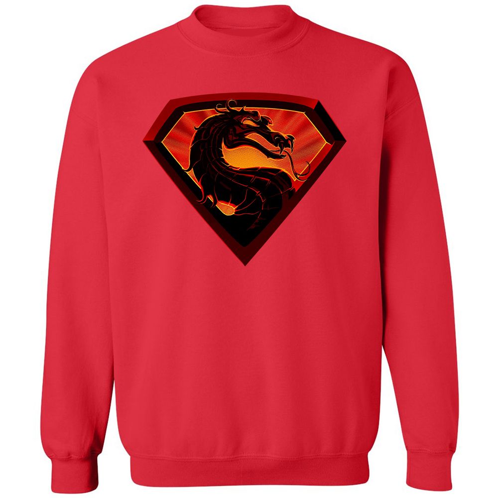 Classic Unisex Sweatshirt - BBPFGXMA - Red - 5