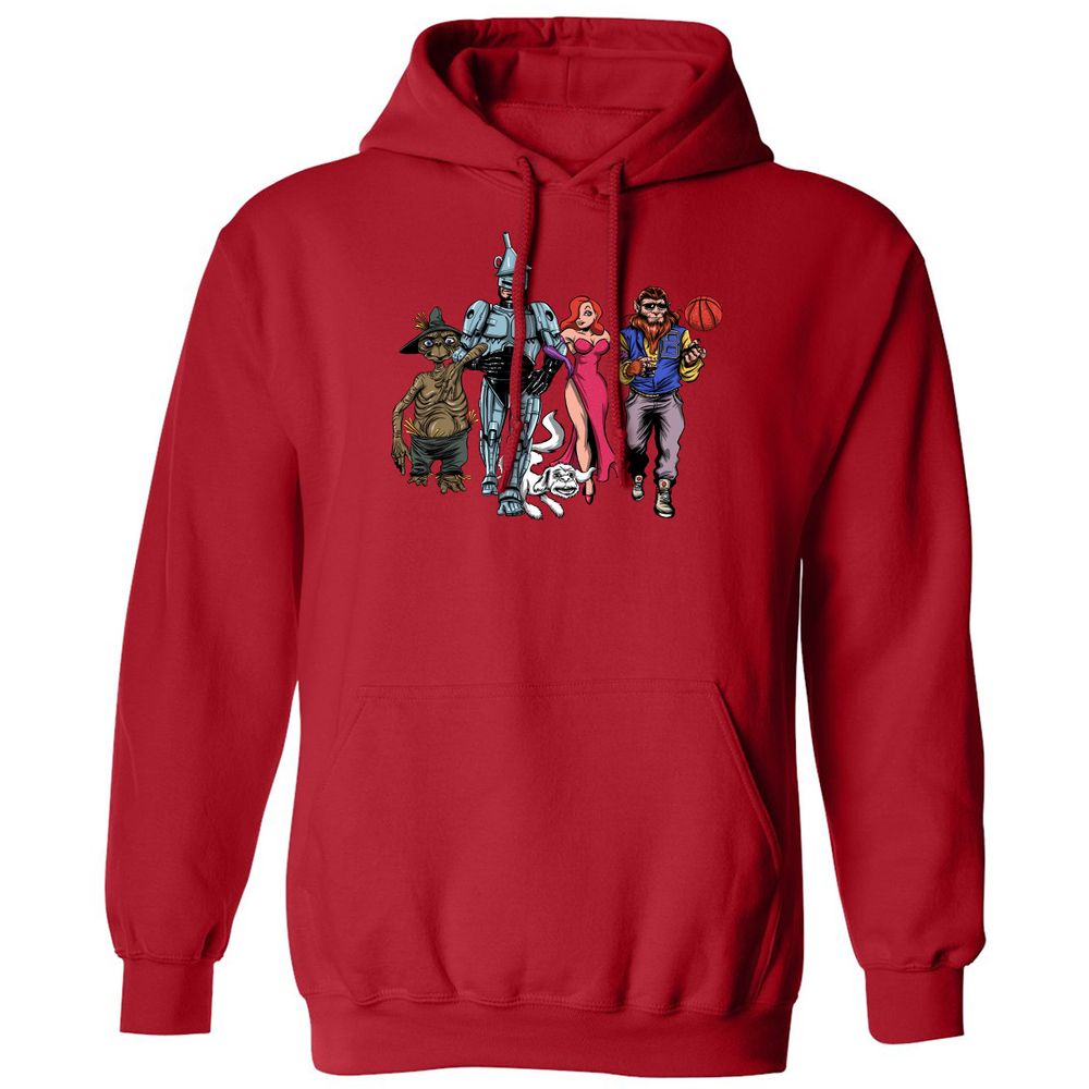 Classic Unisex Hoodie - R7P9ZH24 - Red - 5