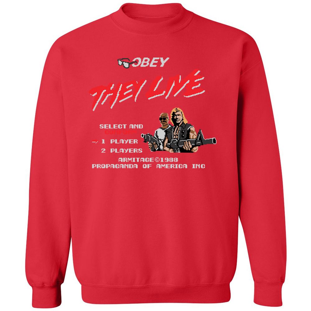 Classic Unisex Sweatshirt - VVE3MM7K - Red - 5