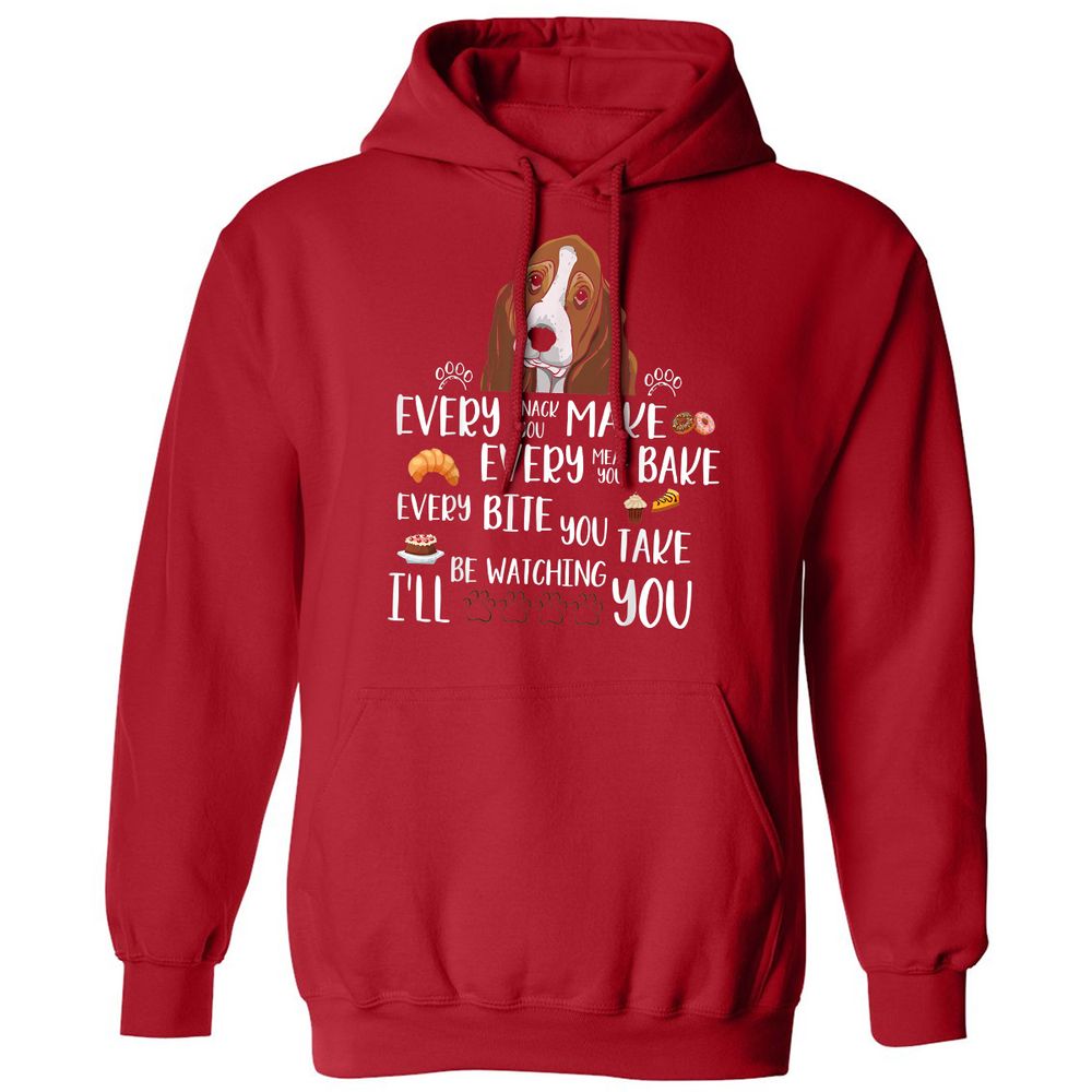 Classic Unisex Hoodie - J8SDQKFA - Red - 5