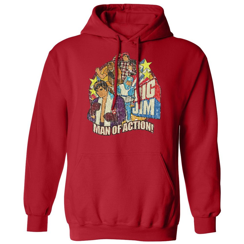 Classic Unisex Hoodie - X7QREL3T - Red - 5