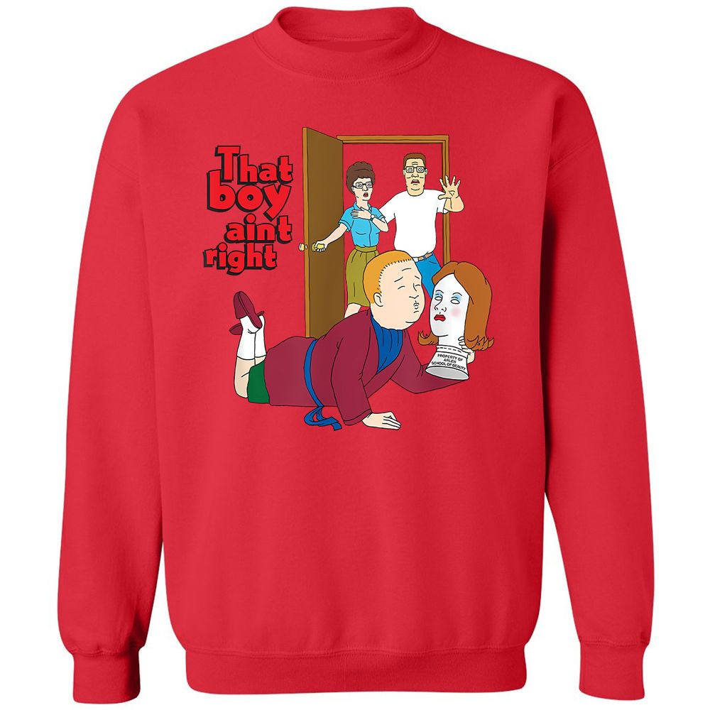 Classic Unisex Sweatshirt - NGAR74CC - Red - 5