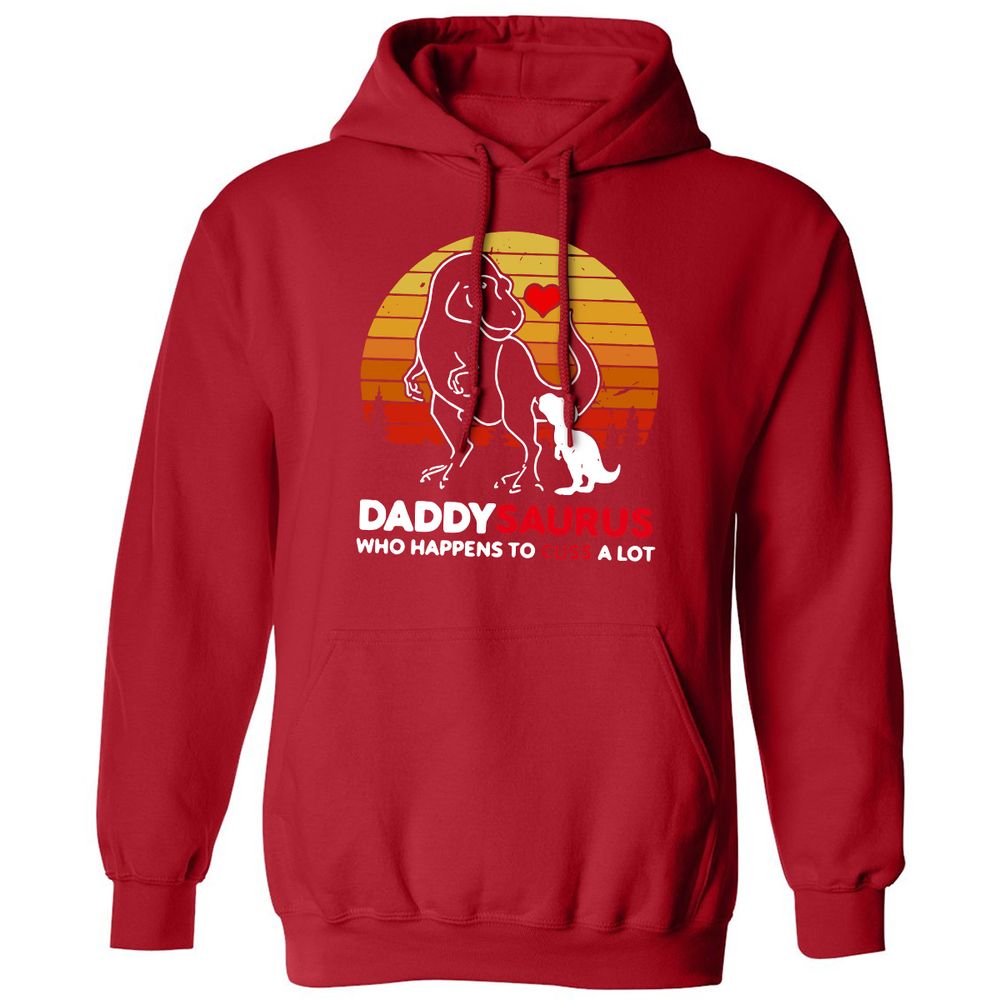Classic Unisex Hoodie - UMZFB7QU - Red - 5