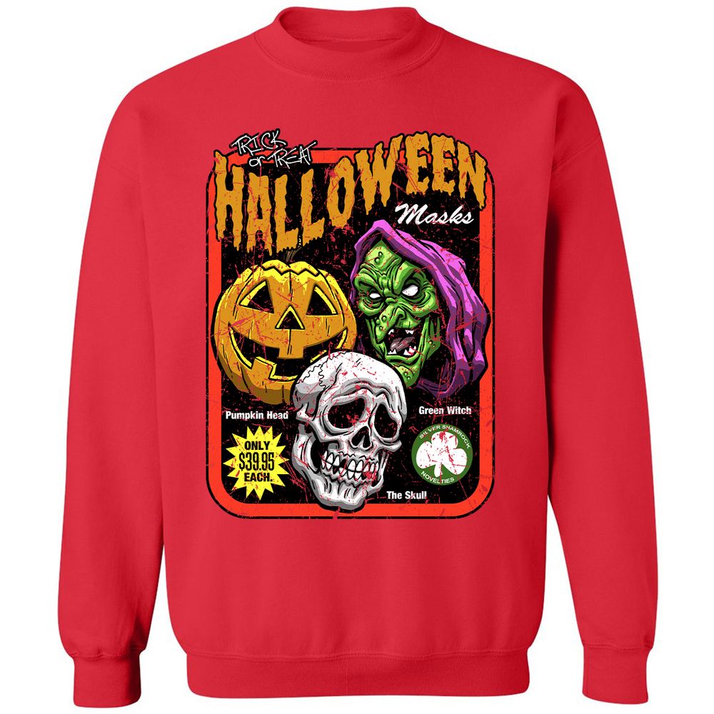Classic Unisex Sweatshirt - 3GRMCFXS - Red - 5