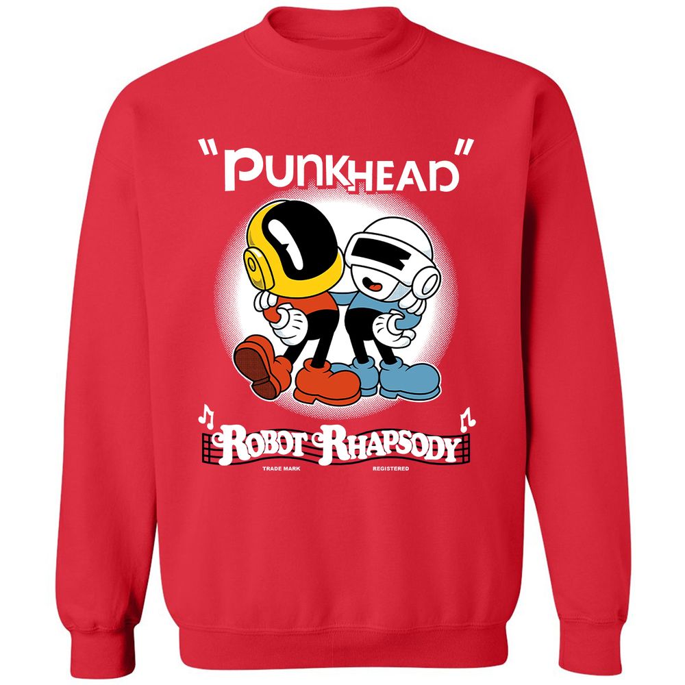 Classic Unisex Sweatshirt - UKAZ5LS8 - Red - 5
