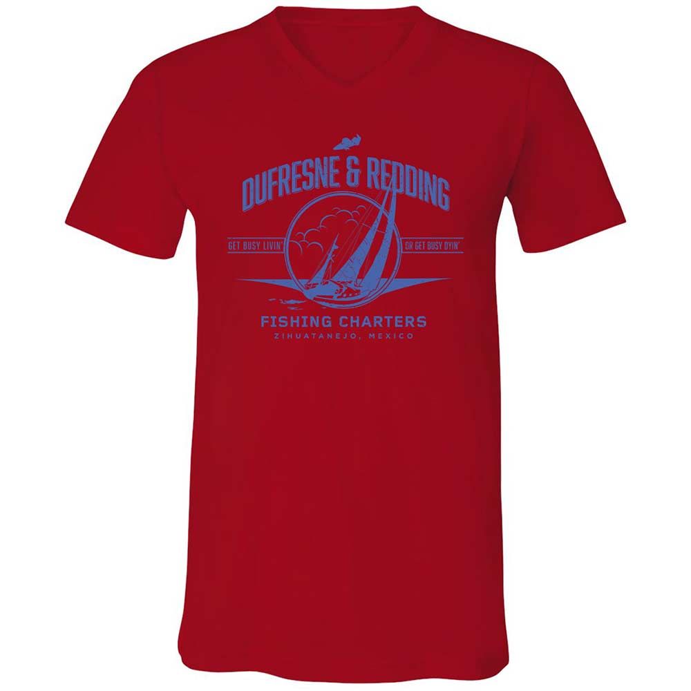Unisex V-Neck T-Shirt - MYMCLMLQ - Red - 5