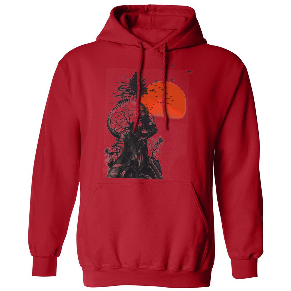 Classic Unisex Hoodie - L7H9KSTS - Red - 5