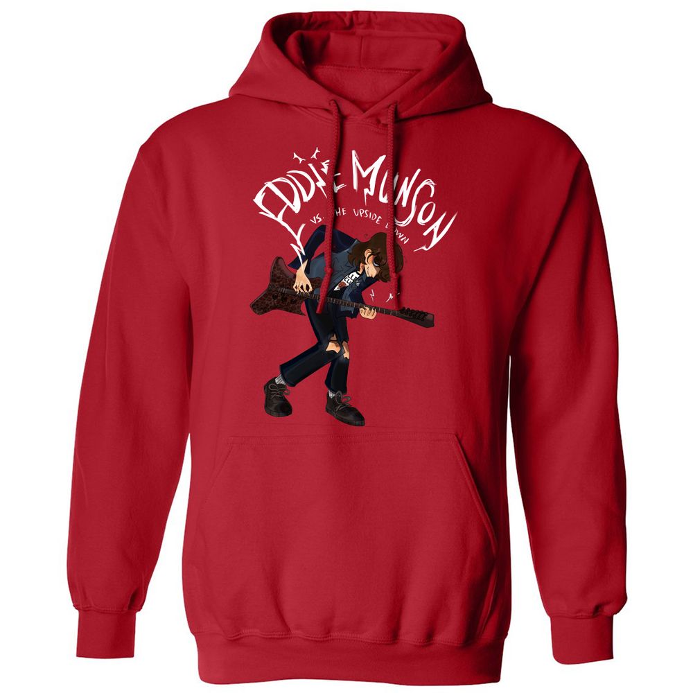 Classic Unisex Hoodie - ERBRHX1L - Red - 5