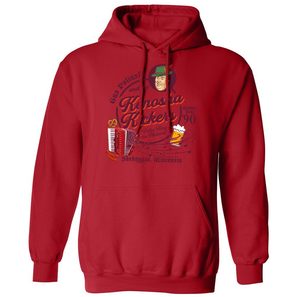 Classic Unisex Hoodie - 7BKU93ZE - Red - 5