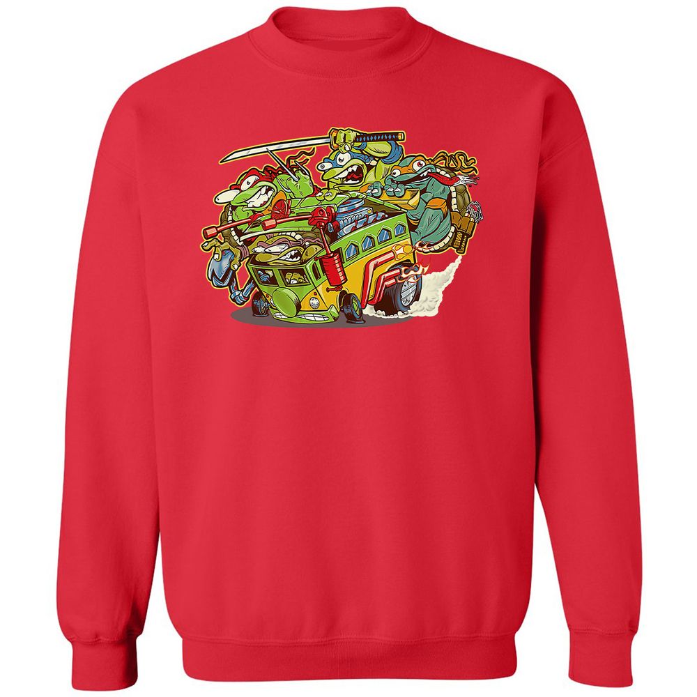 Classic Unisex Sweatshirt - CTDEFLTE - Red - 5