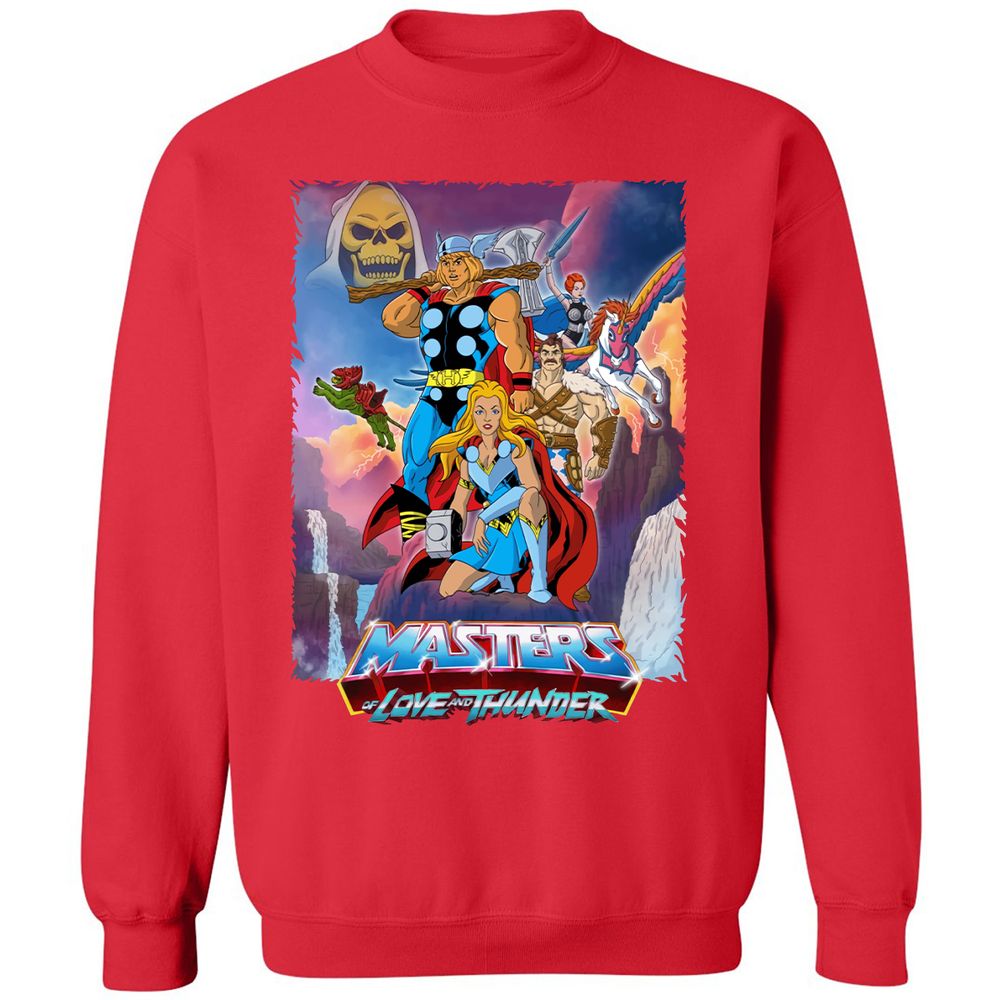 Classic Unisex Sweatshirt - J7A21D3N - Red - 5