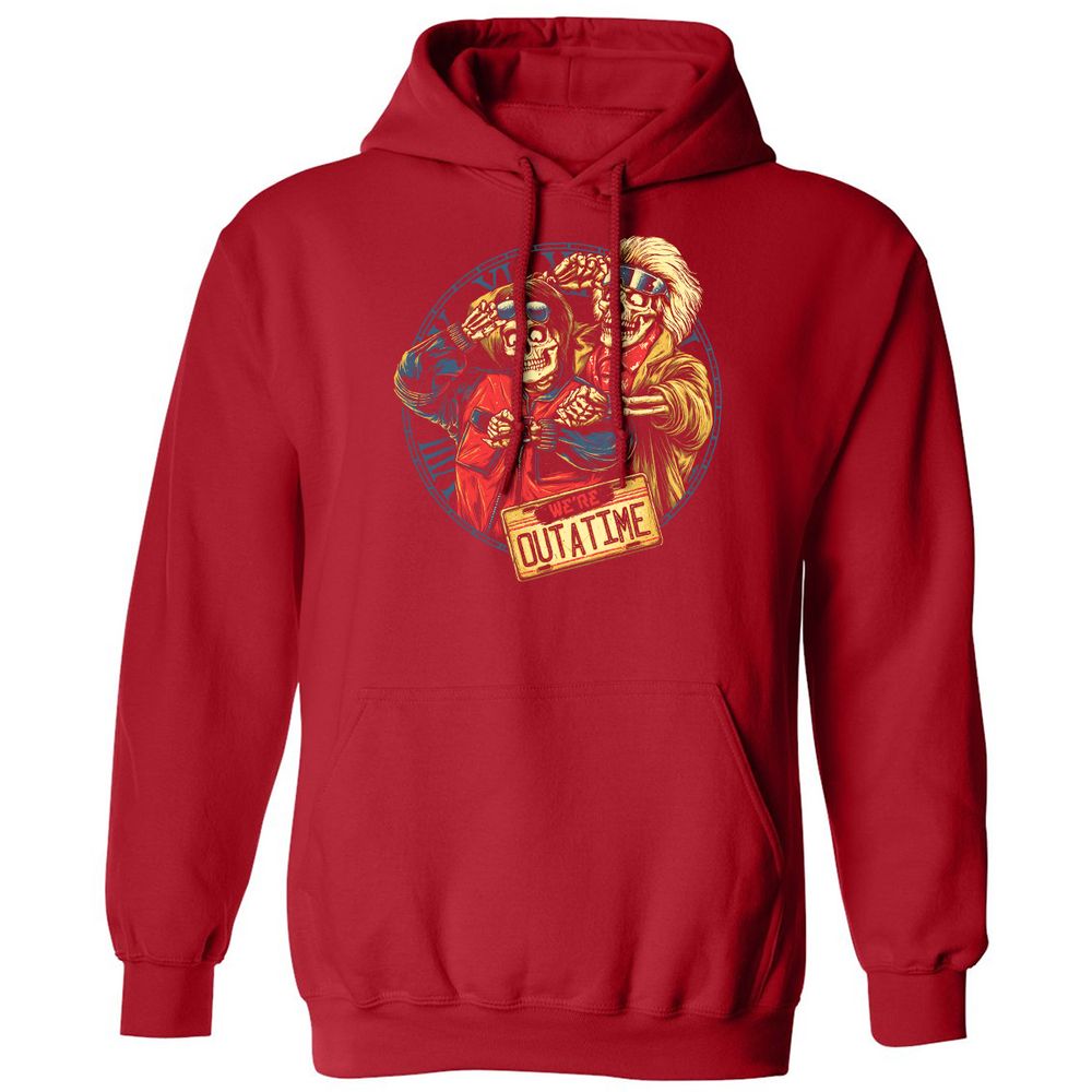 Classic Unisex Hoodie - 8UBEU1RN - Red - 5