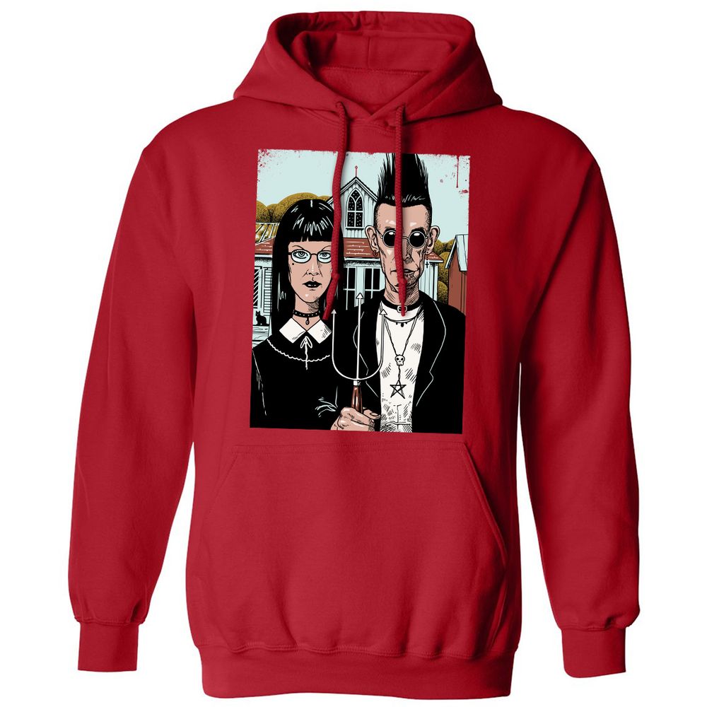 Classic Unisex Hoodie - GH8DRQSB - Red - 5