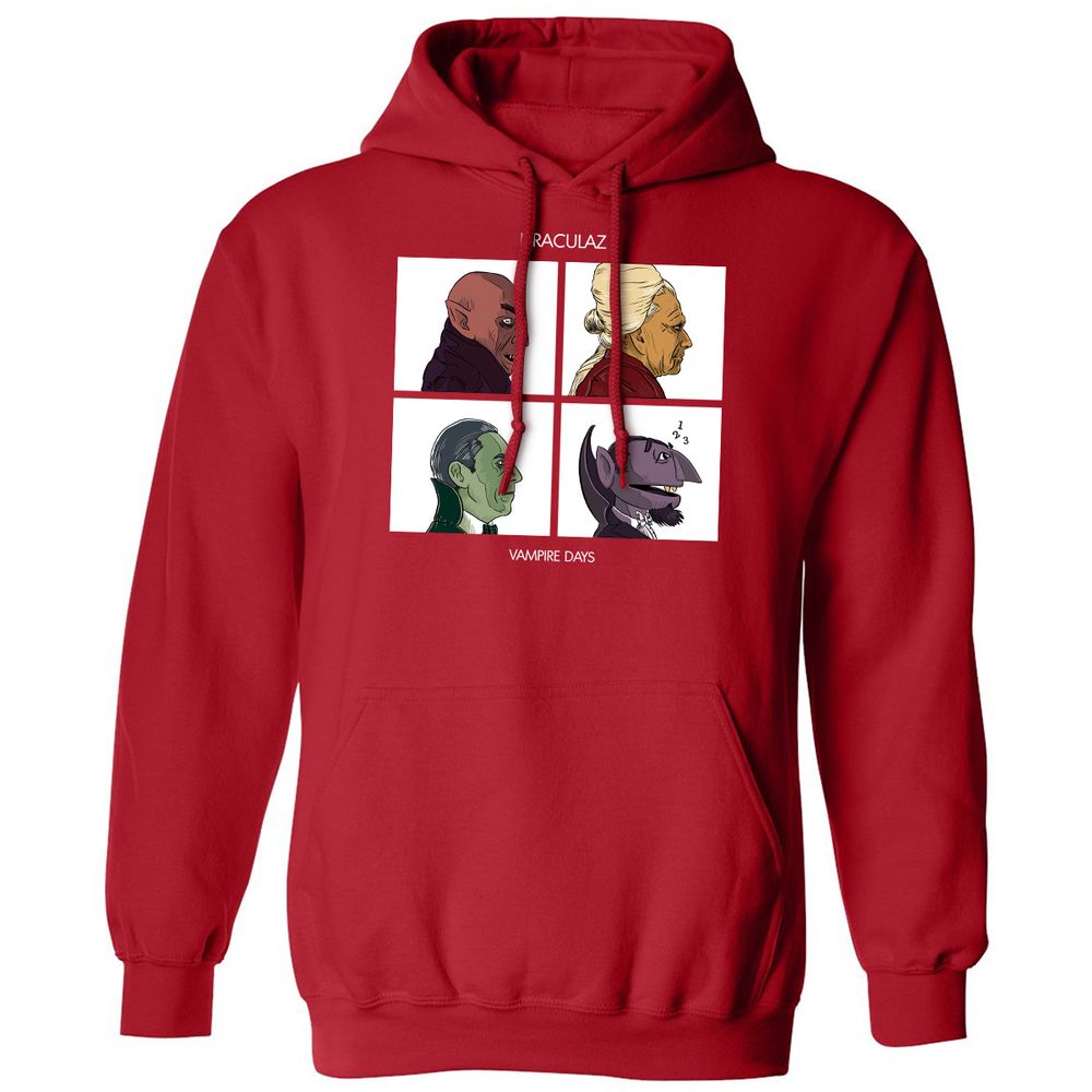 Classic Unisex Hoodie - 1EZUT1AZ - Red - 5