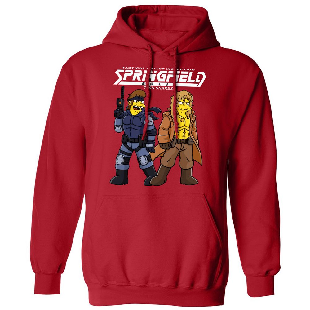 Classic Unisex Hoodie - PLF25E7Z - Red - 5