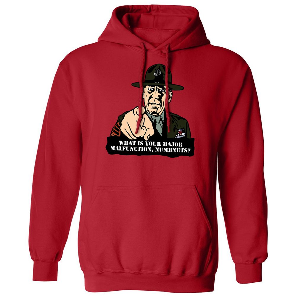 Classic Unisex Hoodie - 9JK3H7BC - Red - 5