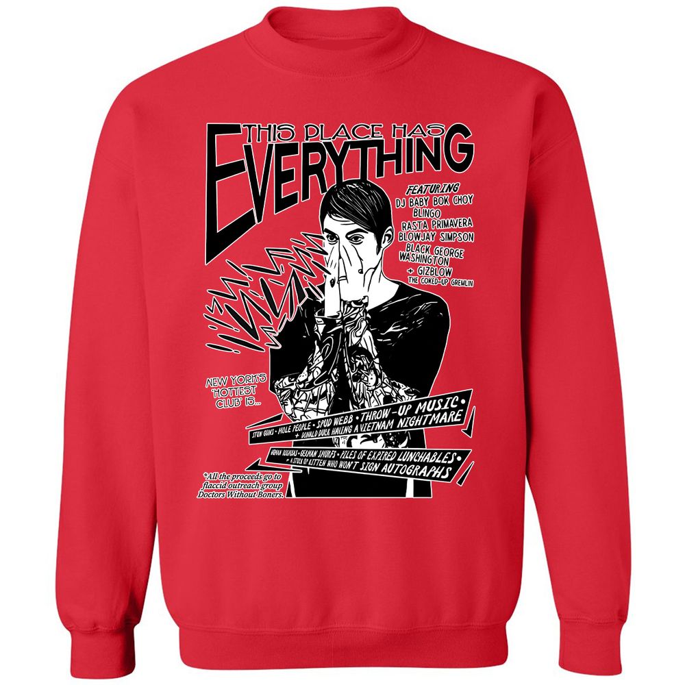 Classic Unisex Sweatshirt - E654B4ES - Red - 5