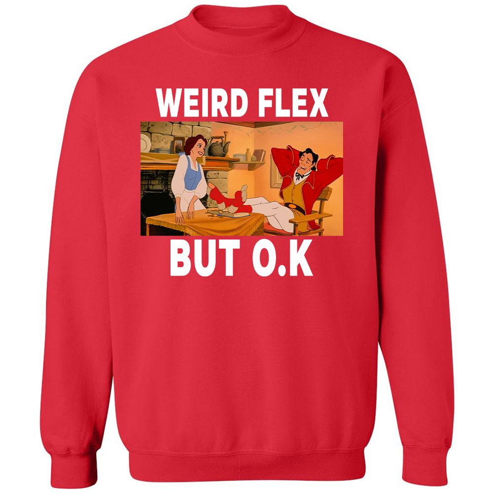 Classic Unisex Sweatshirt - YFT8KQTB - Red - 5