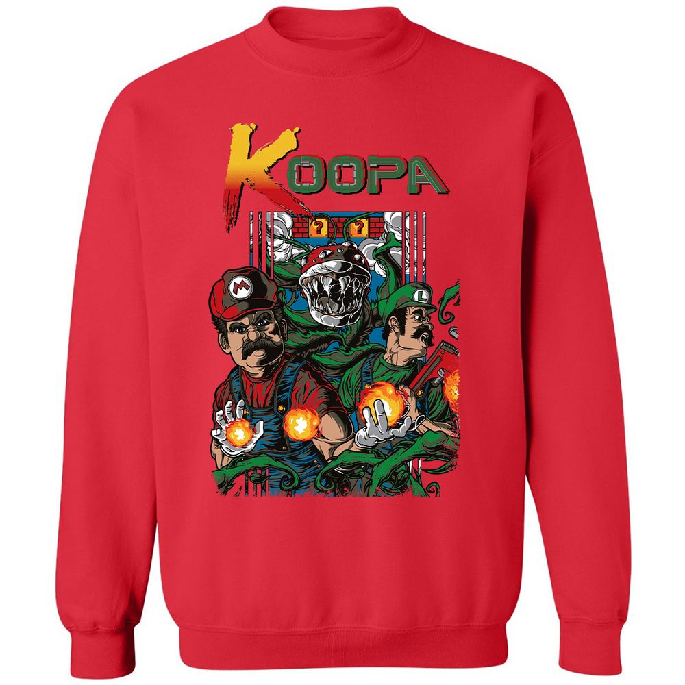Classic Unisex Sweatshirt - WVJVYK82 - Red - 5