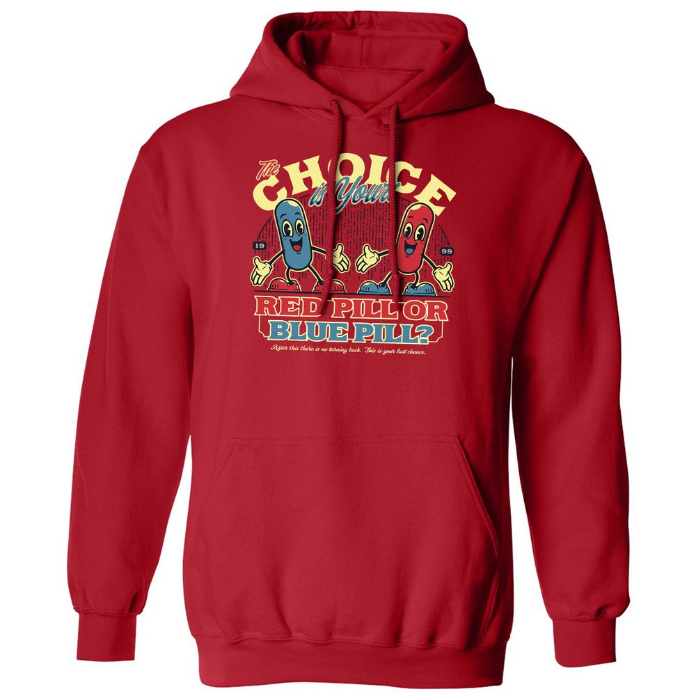 Classic Unisex Hoodie - VDXH5SDQ - Red - 5