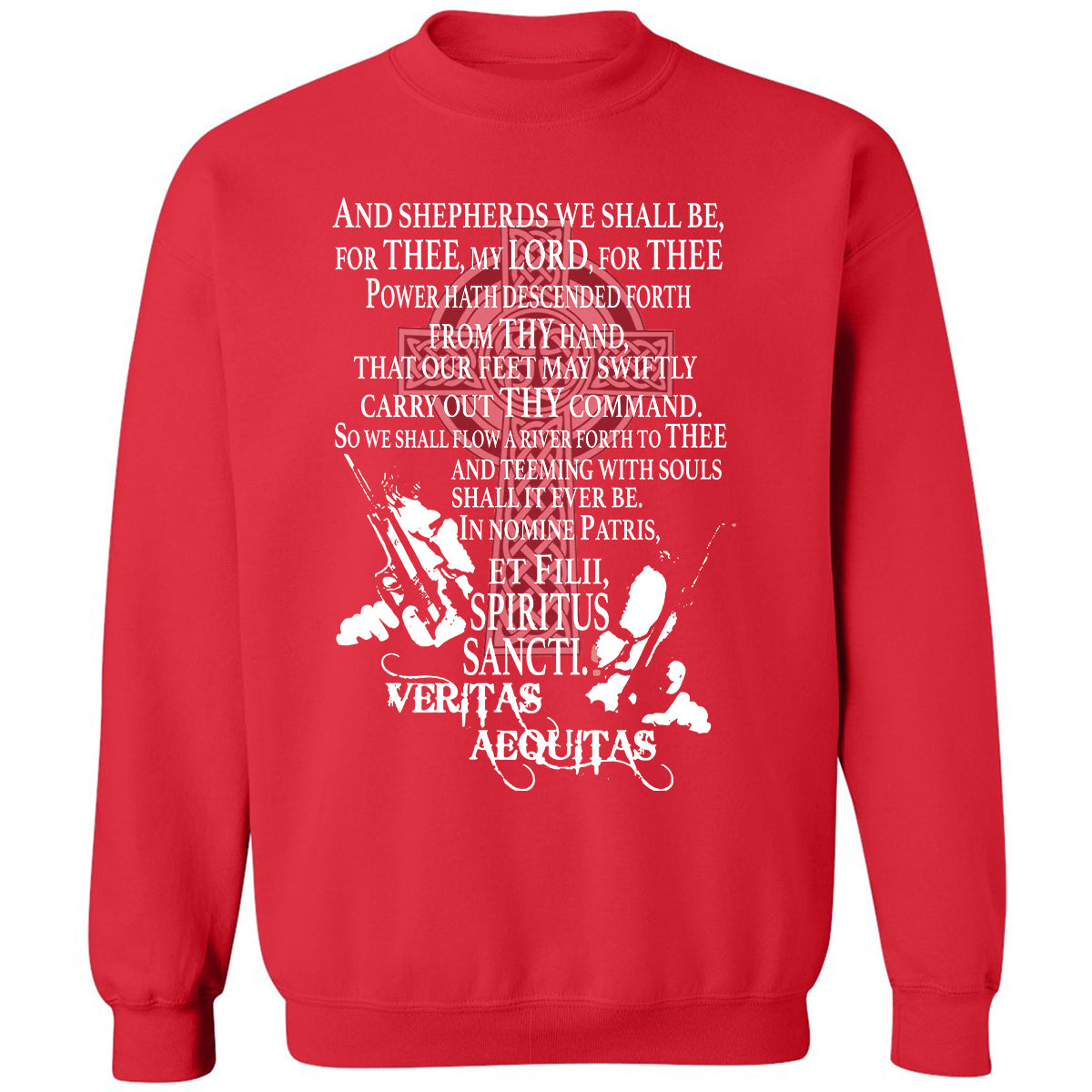 Classic Unisex Sweatshirt - A6XZLAX7 - Red - 5