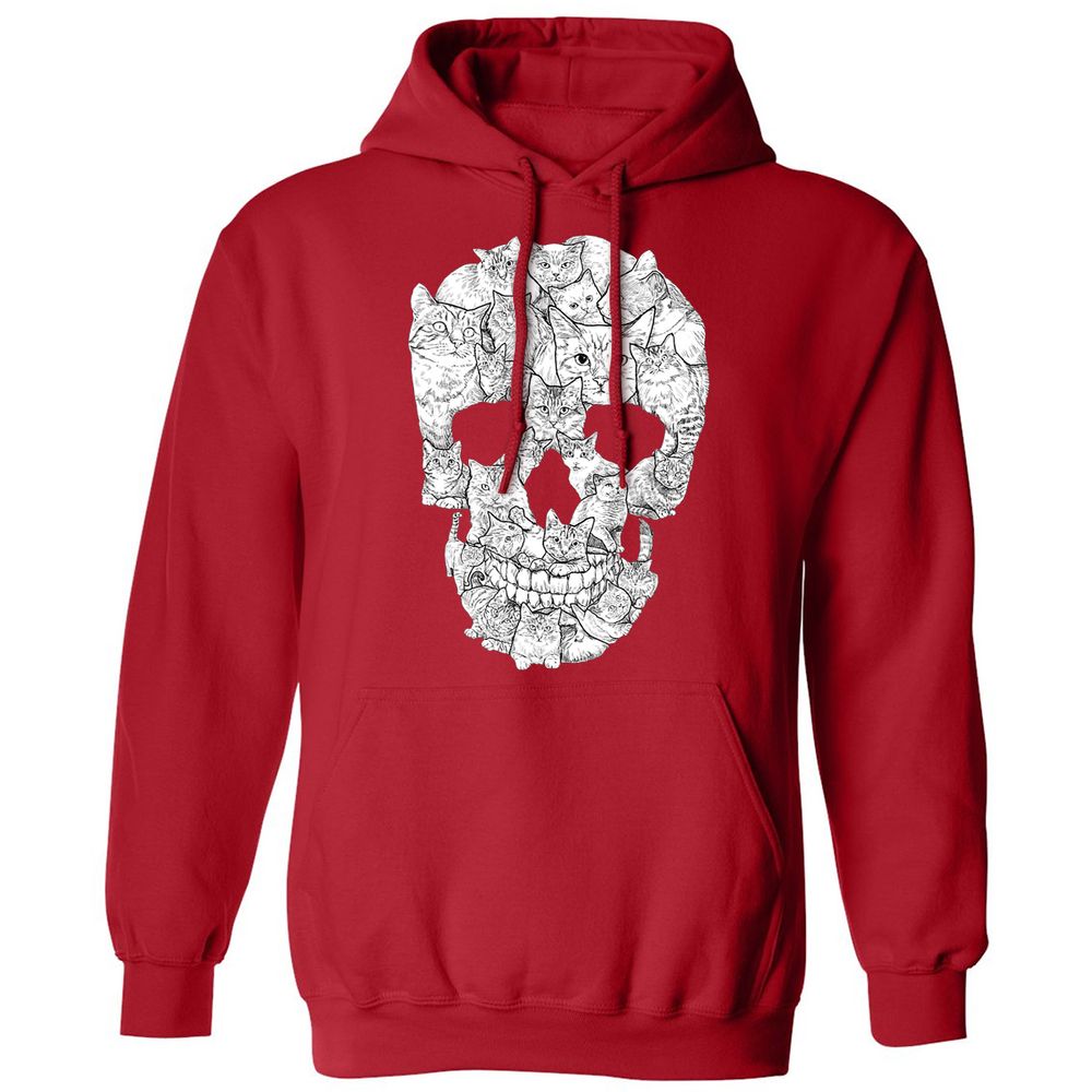 Classic Unisex Hoodie - 2F4LCN21 - Red - 5