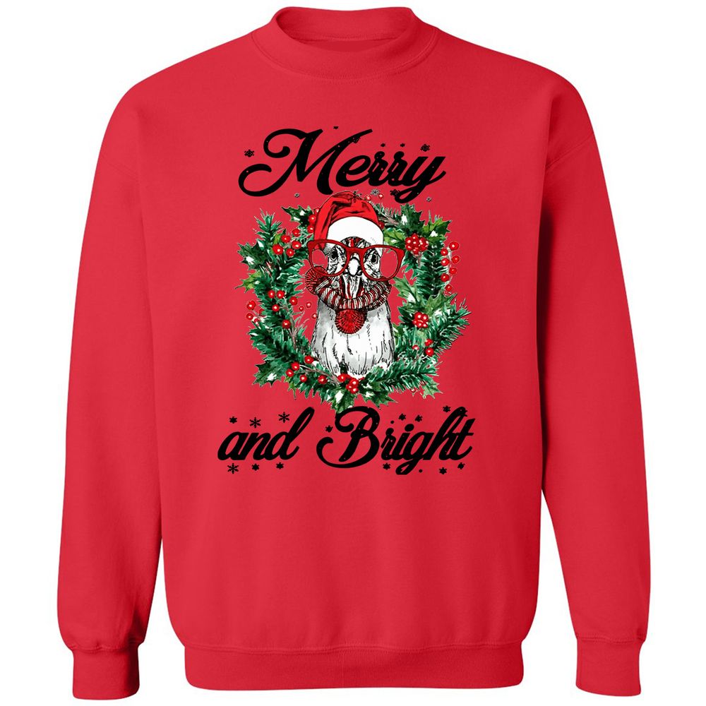Classic Unisex Sweatshirt - JCUXEK6U - Red - 5