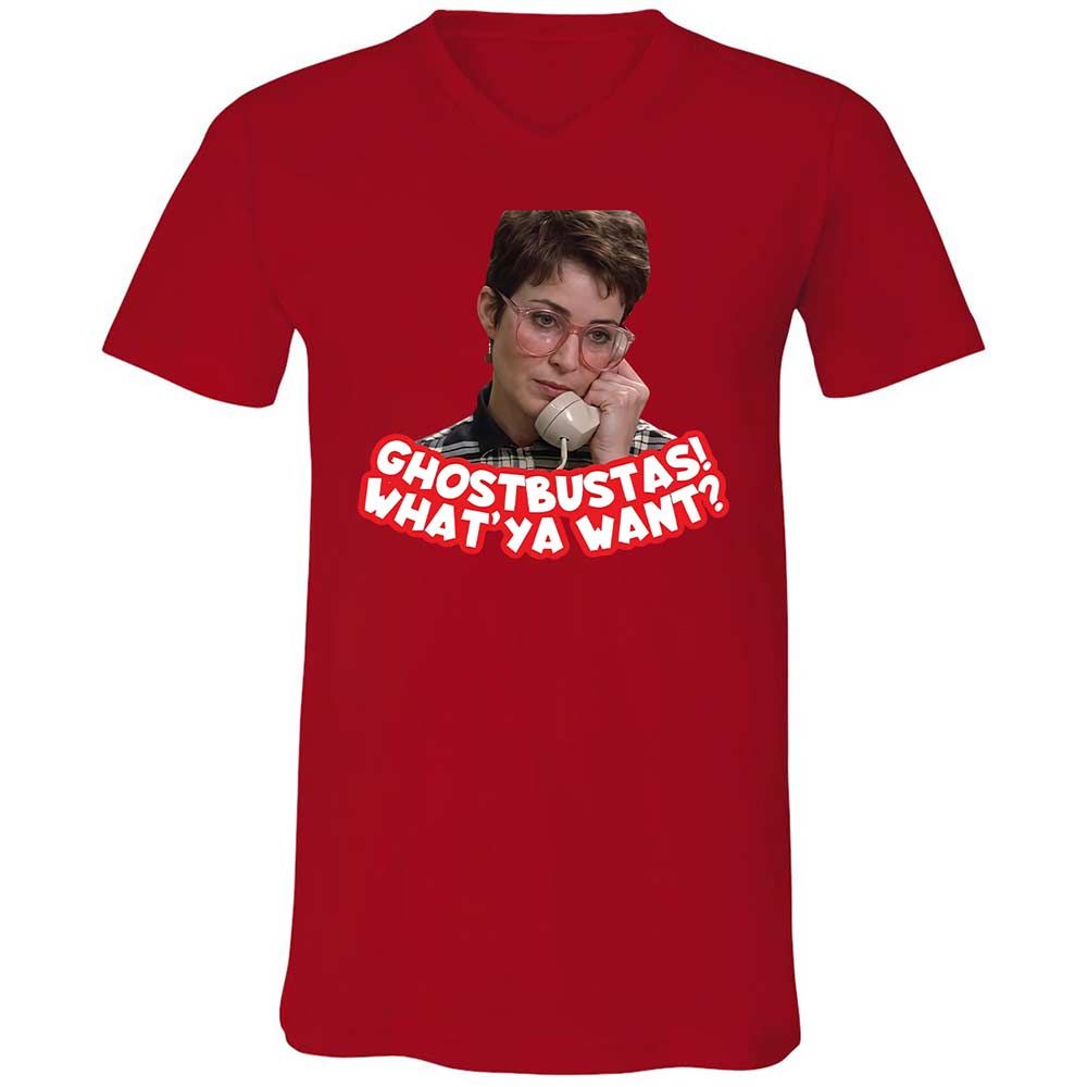 Unisex V-Neck T-Shirt - UVW8915Z - Red - 5