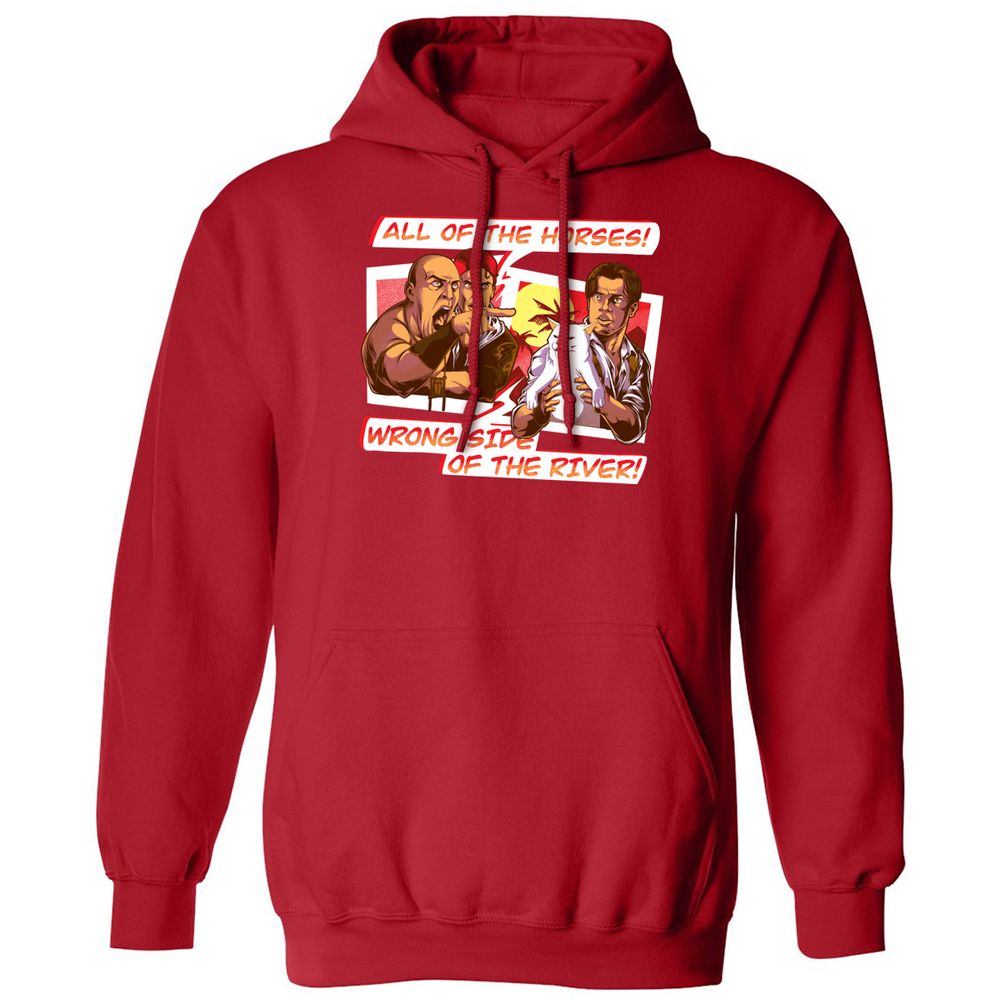 Classic Unisex Hoodie - AWGMHJKH - Red - 5