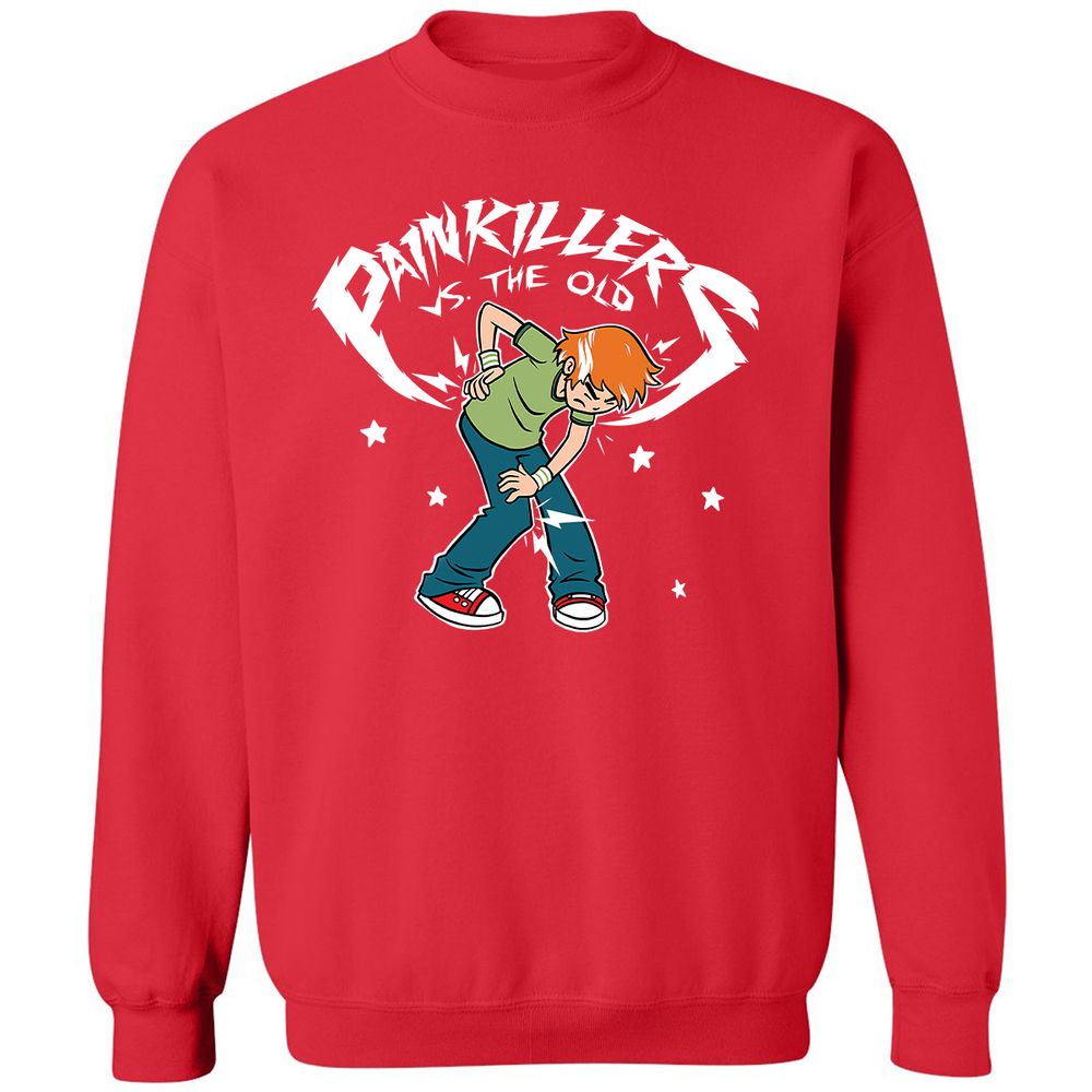 Classic Unisex Sweatshirt - 7C5EGUXB - Red - 5