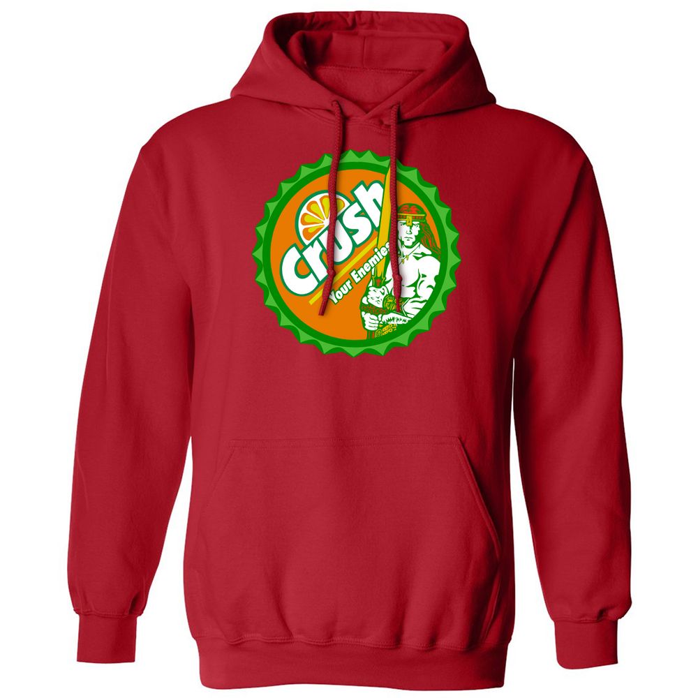Classic Unisex Hoodie - 93Z5RSB3 - Red - 5