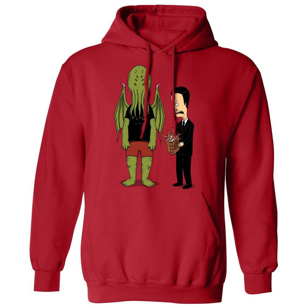 Classic Unisex Hoodie - RX9YEV3J - Red - 5