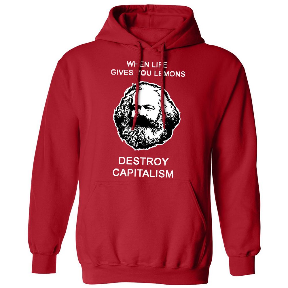 Classic Unisex Hoodie - JMZ4MNLE - Red - 5