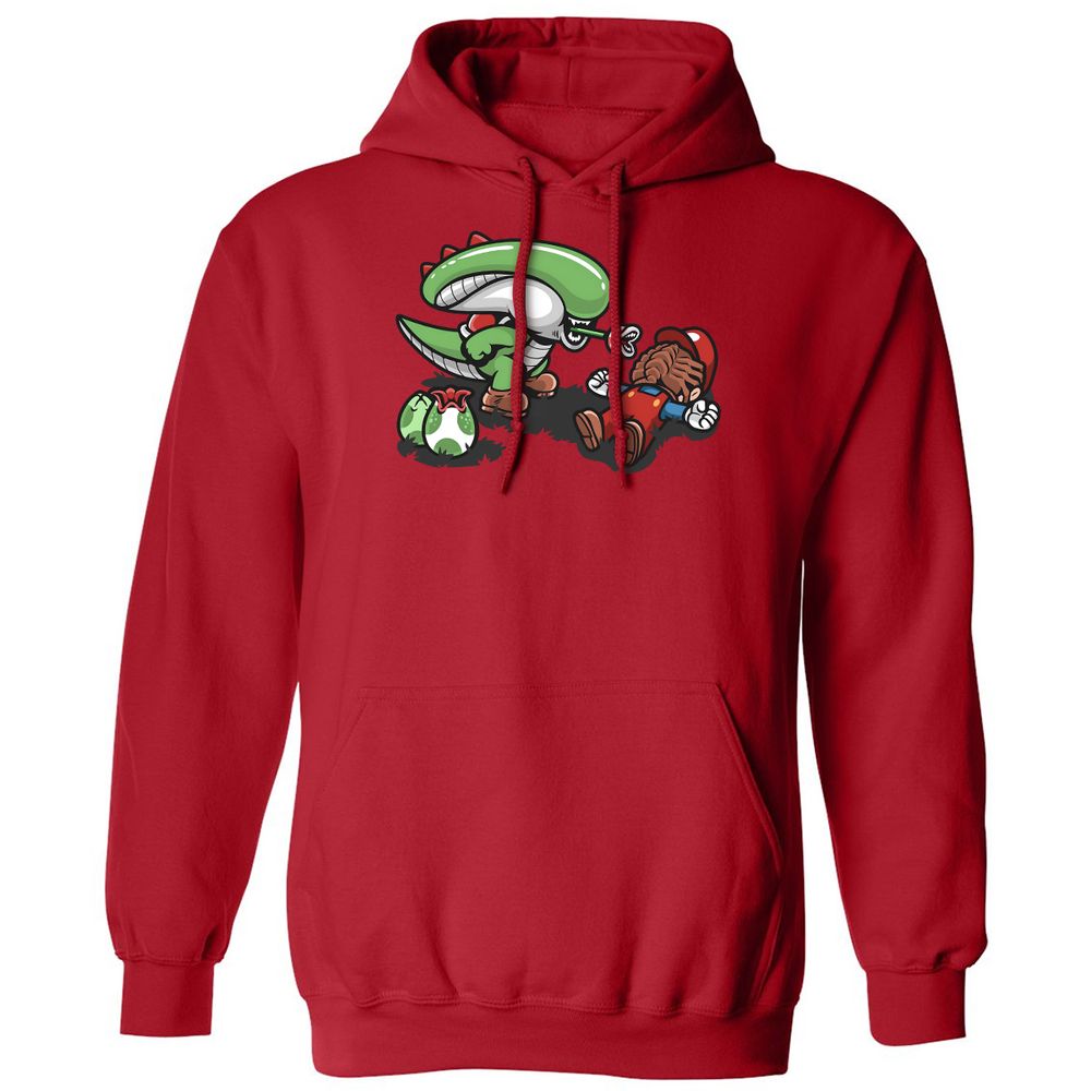 Classic Unisex Hoodie - JZS94ZNT - Red - 5