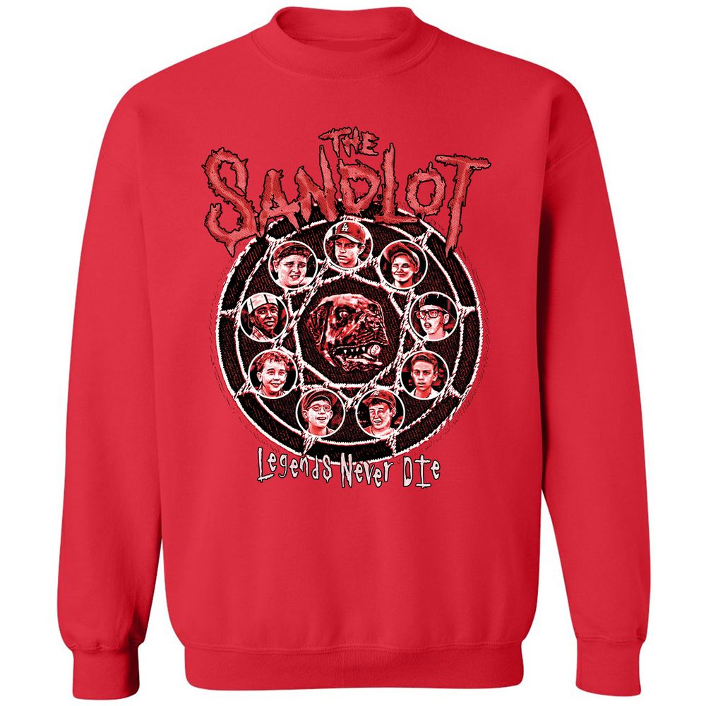 Classic Unisex Sweatshirt - DHJWA7NZ - Red - 5
