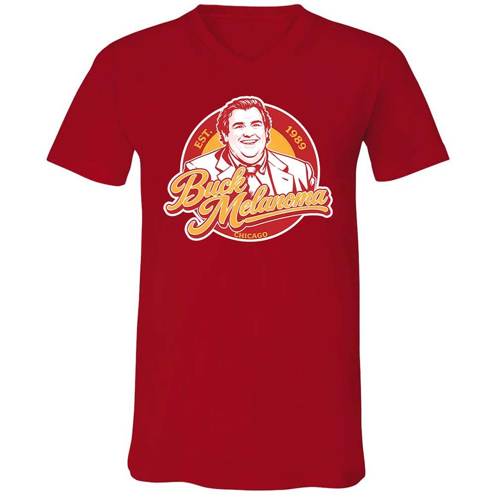 Unisex V-Neck T-Shirt - HPW8ZTEC - Red - 5