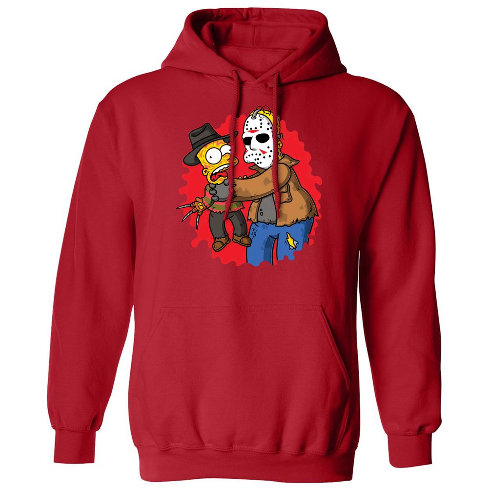 Classic Unisex Hoodie - T2Y1UJKG - Red - 5