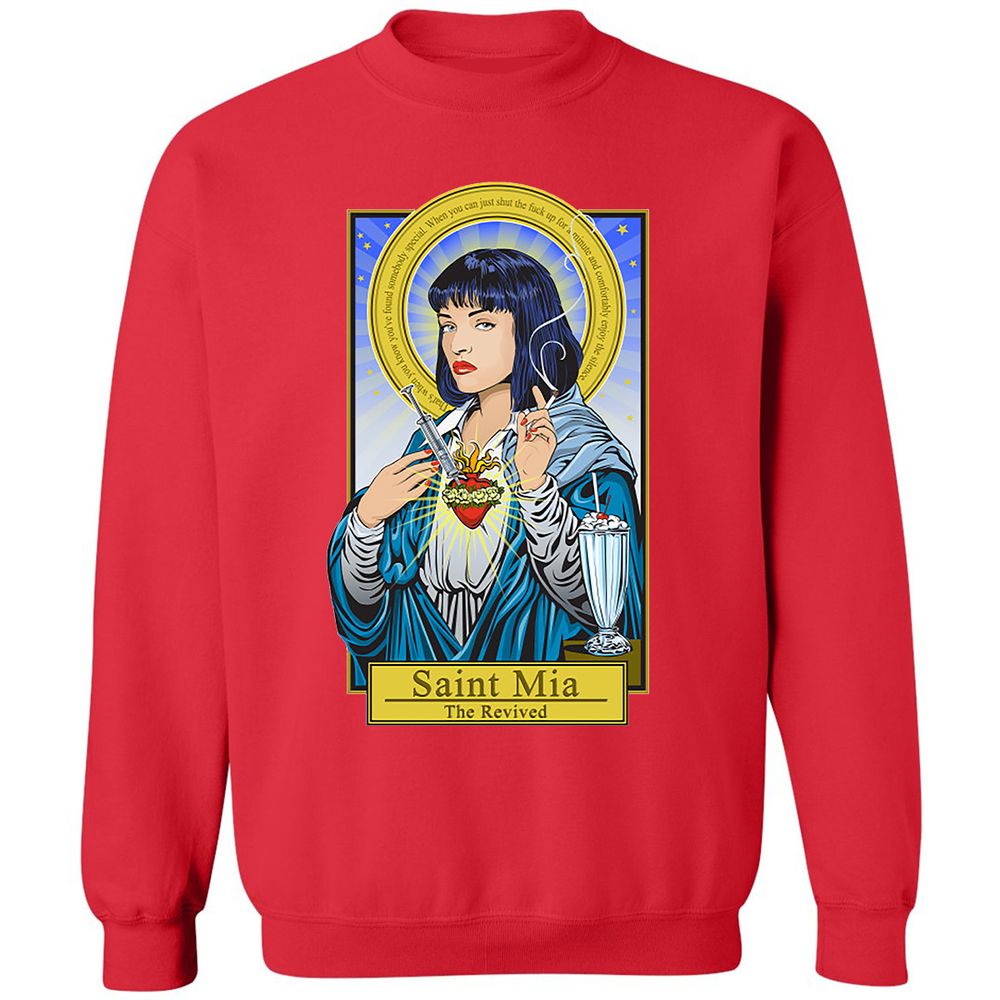 Classic Unisex Sweatshirt - Y8E346ZF - Red - 5