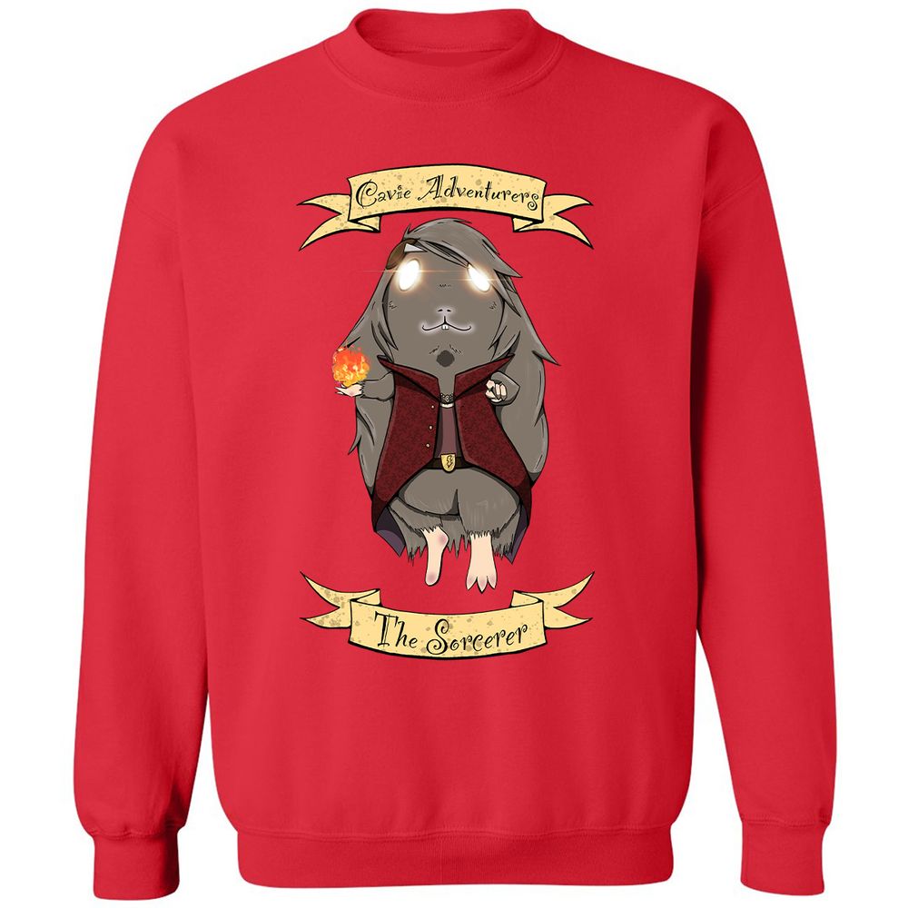 Classic Unisex Sweatshirt - P2WYZABQ - Red - 5